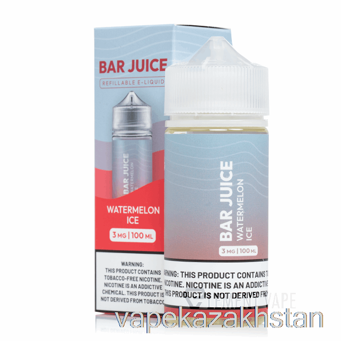 Vape Disposable Watermelon Ice - Bar Juice - 100mL 6mg